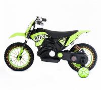 Детский кроссовый электромотоцикл Qike TD Green