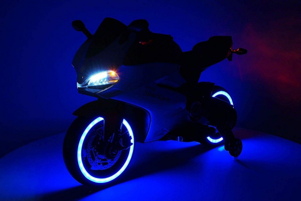 Детский электромотоцикл Ducati Blue-White
