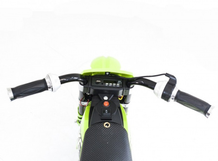 Детский кроссовый электромотоцикл Qike TD Green