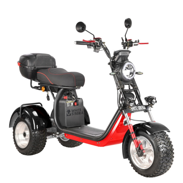 Электроскутер WHITE SIBERIA IKRA 178W Black
